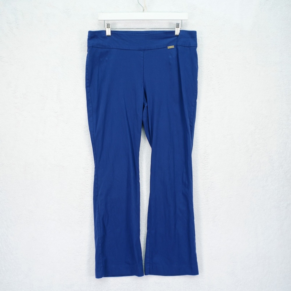 I.N.C. International Concepts Blue Pants Stretch Waist Petite -14P 35 / 28- Mid